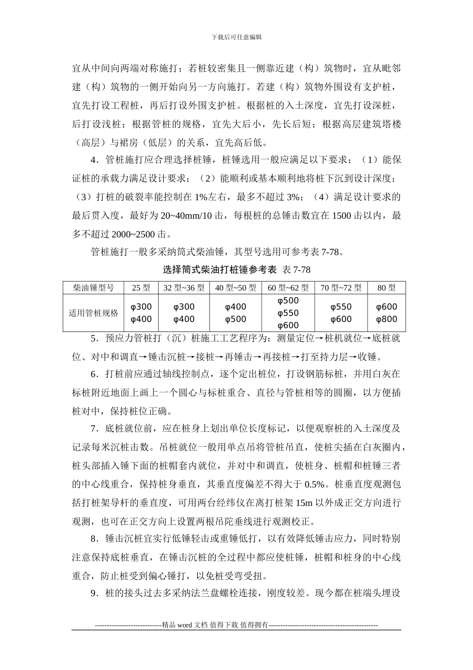 施工手册第七章地基处理与桩基工程7-2-6-先张预应力管桩施工_第3页