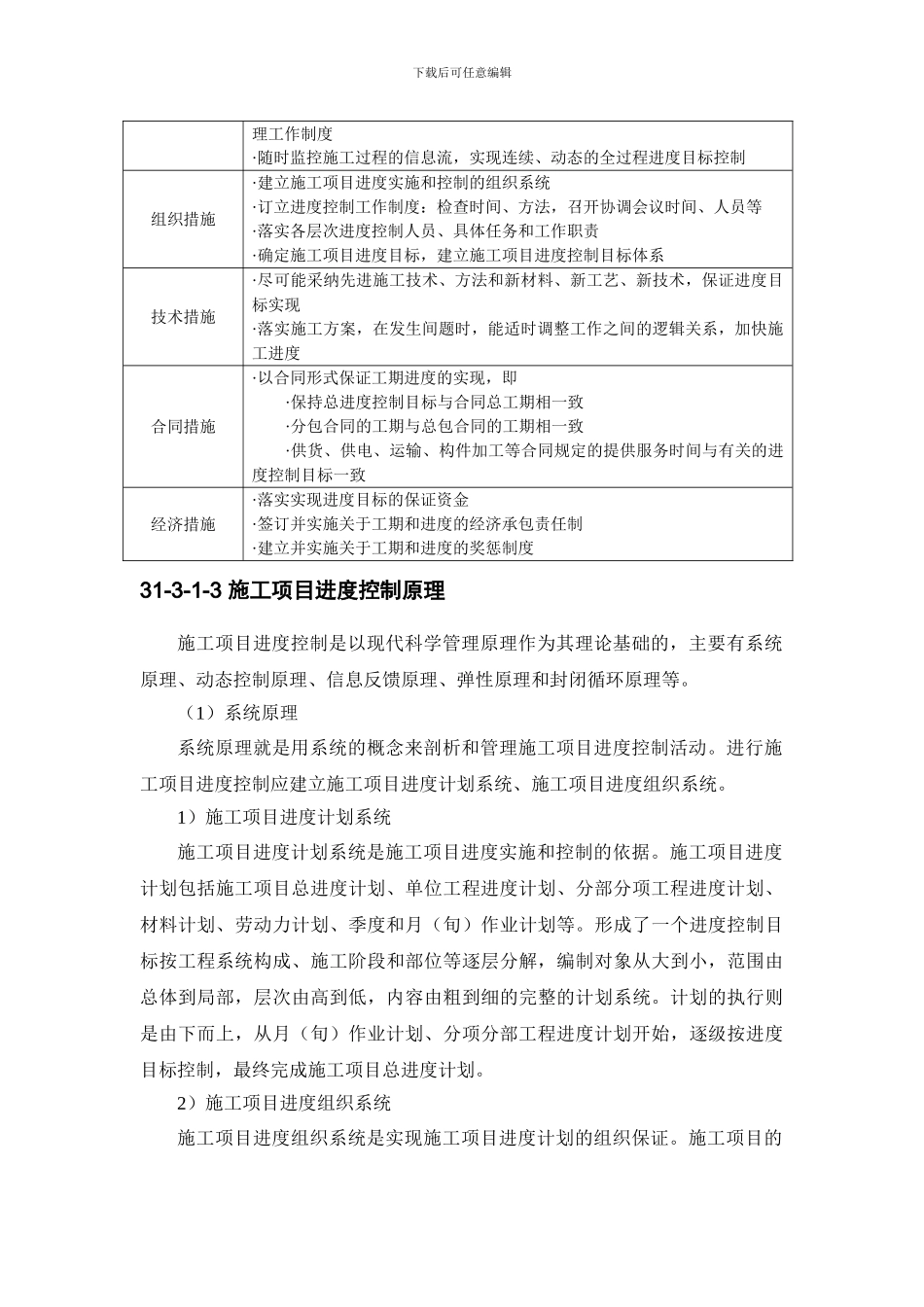 施工手册第三十一章施工项目管理31-3-施工项目进度控制_第2页