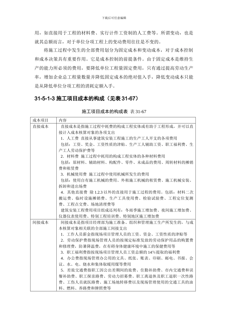 施工手册第三十一章施工项目管理31-5-施工项目成本控制_第3页