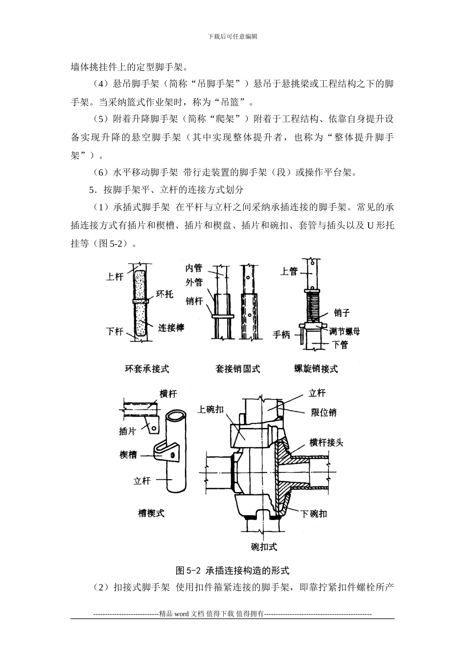 施工手册第五章-脚手架工程和垂直运输设施5-1-脚手架工程技术、安全管理和设计计算x_第3页