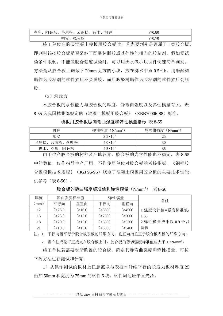 施工手册第八章模板工程8-4-胶合板模板_第3页