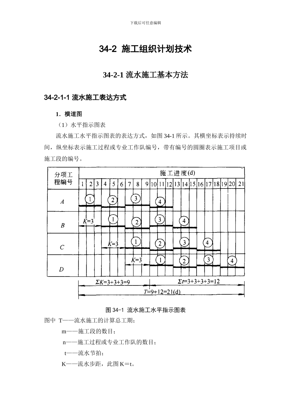 施工手册第三十四章-施工组织设计34-2-施工组织计划技术_第1页
