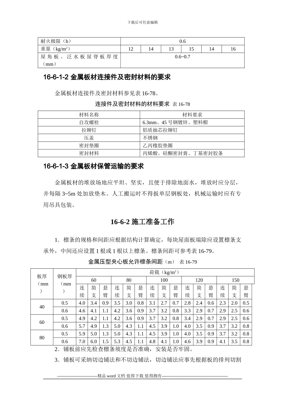 施工手册第十六章屋面工程116-6-金属板材屋面_第2页