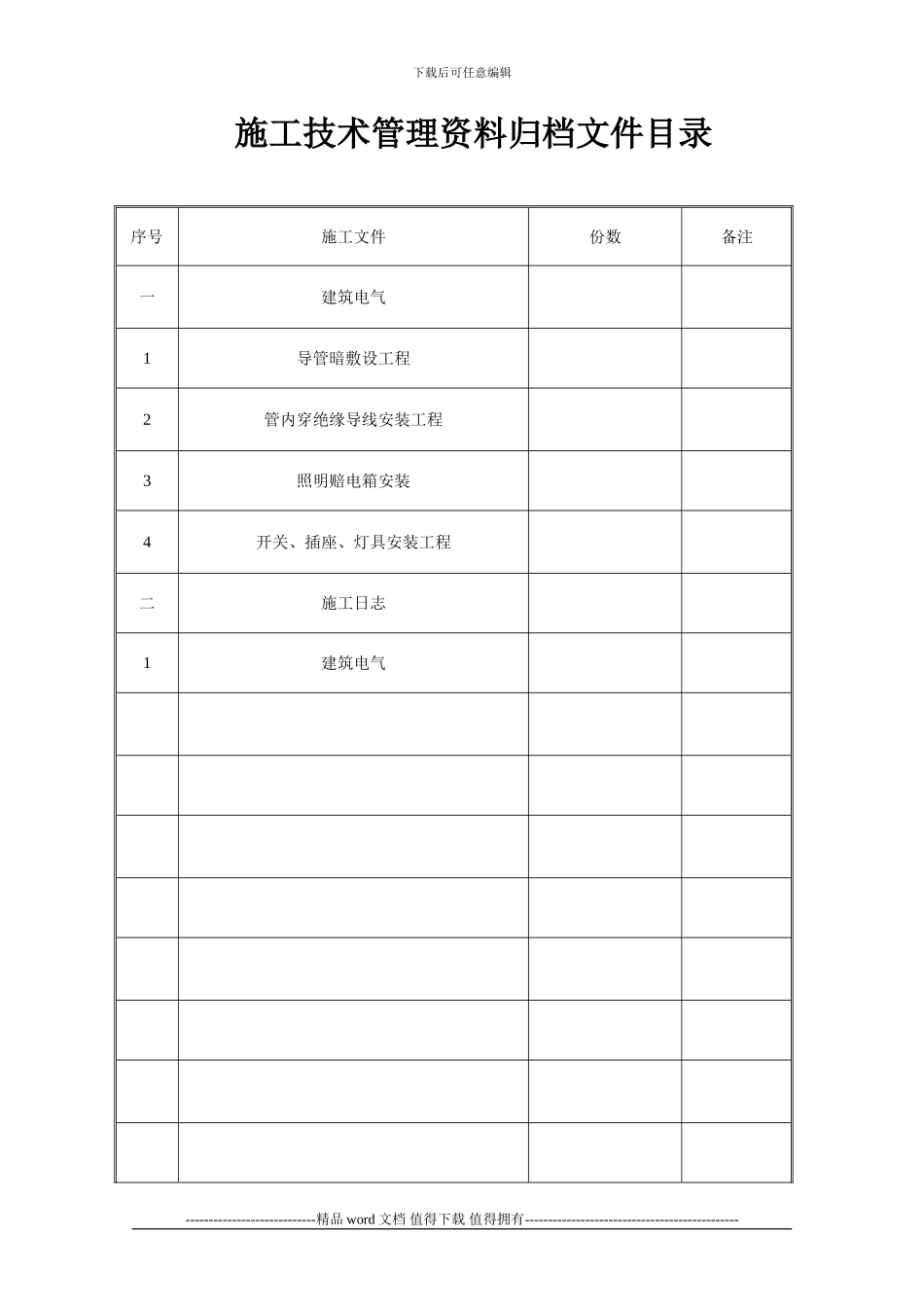 施工技术管理资料归档文件目录_第3页