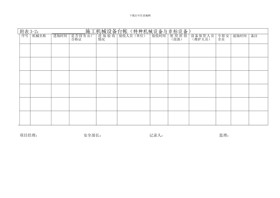 施工机械设备台帐()_第2页