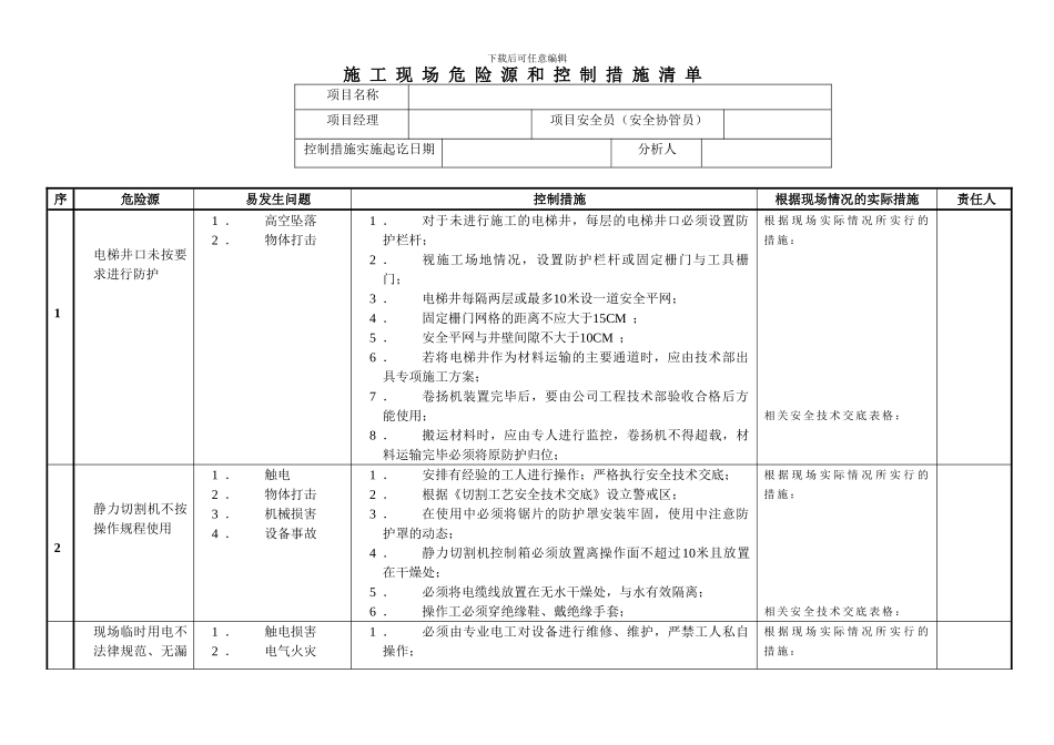 施工现场-安全生产管理体系资料手册_第3页