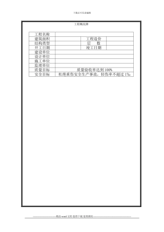 施工现场六牌一图