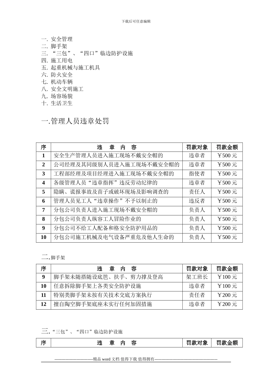 施工现场安全、文明施工违章处罚条例的通知-_第2页