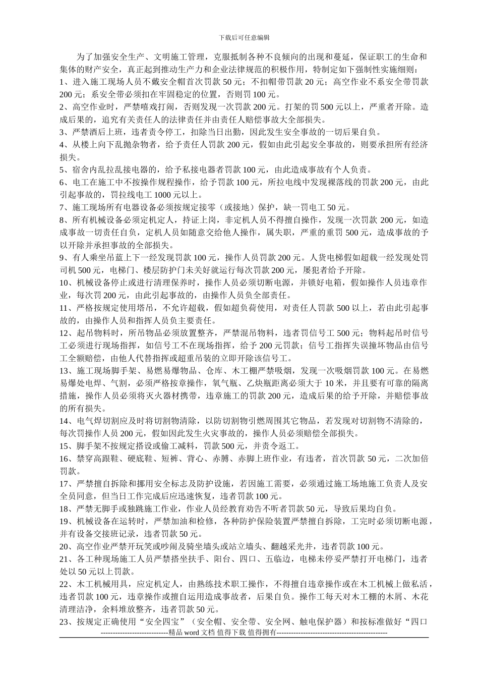 施工现场安全生产、文明施工实施细则_第2页