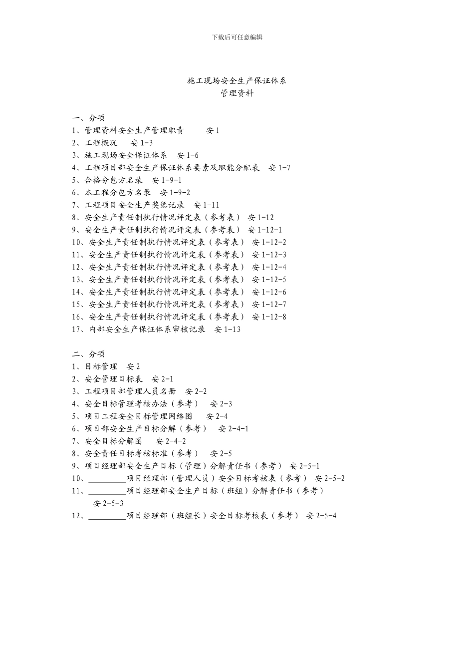 施工现场安全生产保证体系_第1页