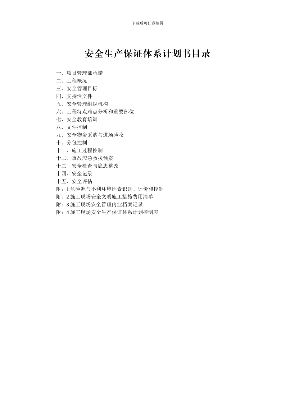 施工现场安全生产保证体系计划_第2页