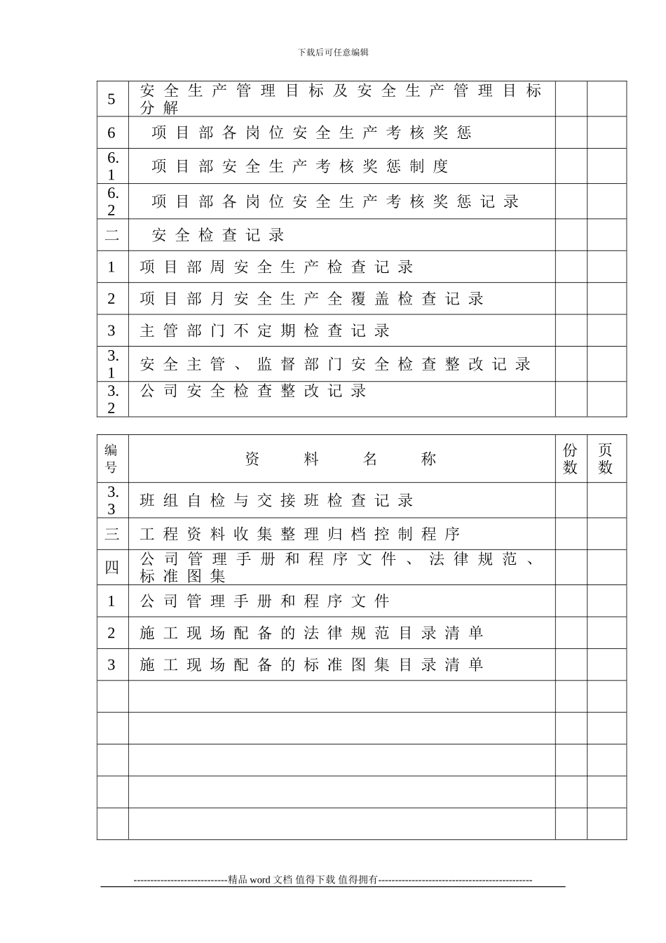 施工现场安全管理目录_第3页