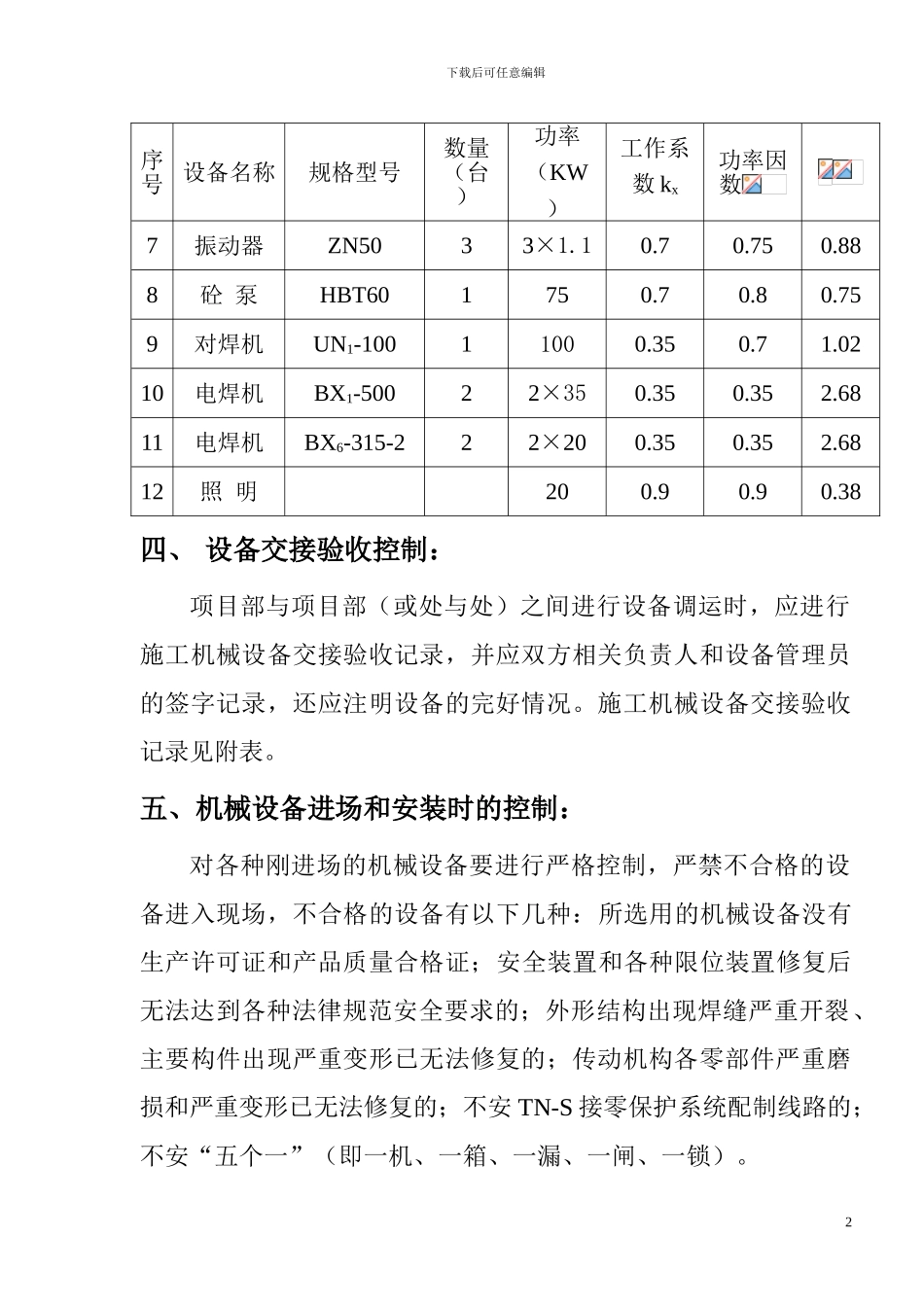 施工现场机械设备管理方案_第3页