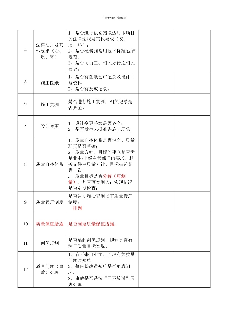 施工现场检查记录表--2024[1].3修订_第2页
