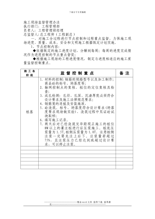 施工现场监督管理办法