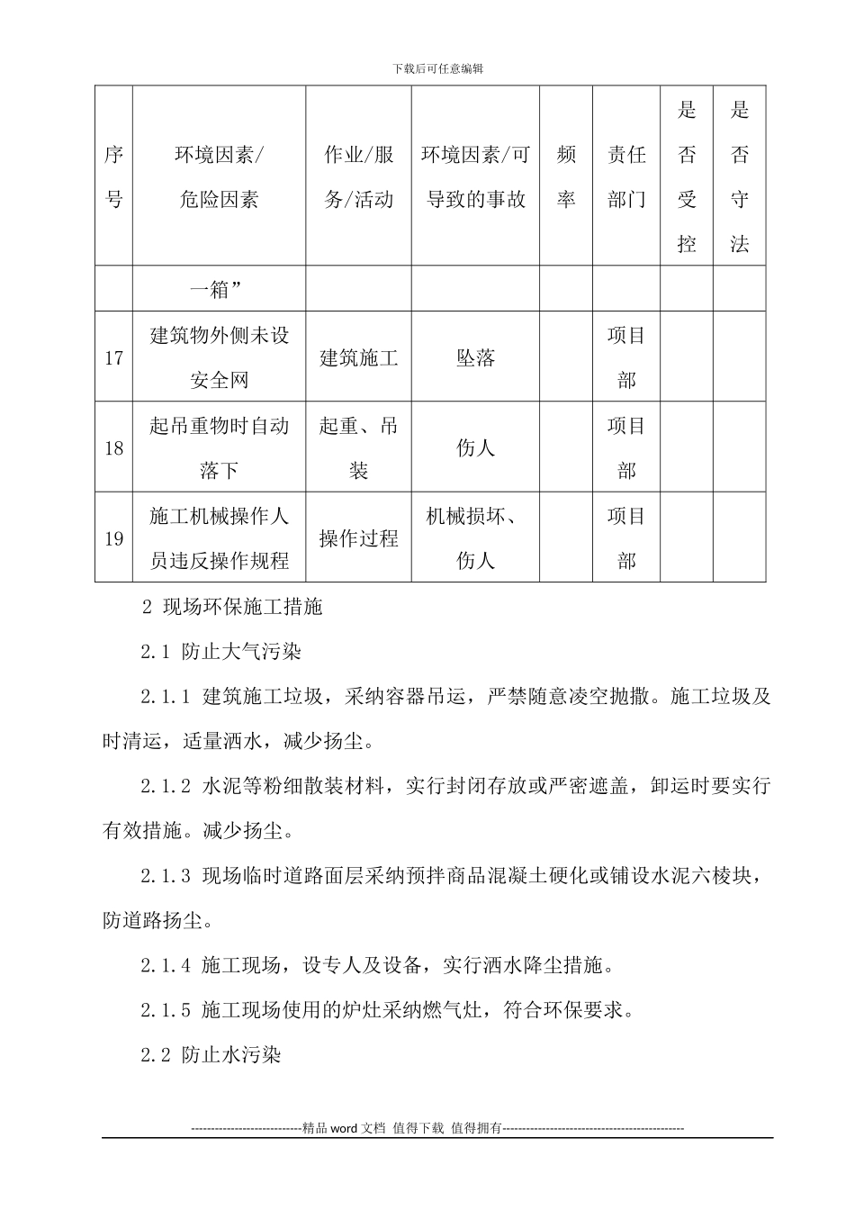 施工现场采用环保、消防等施工技术措施_第3页