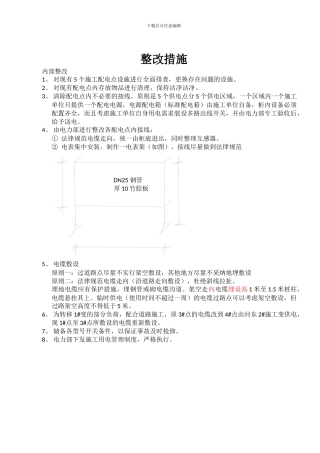 施工用电整改措施