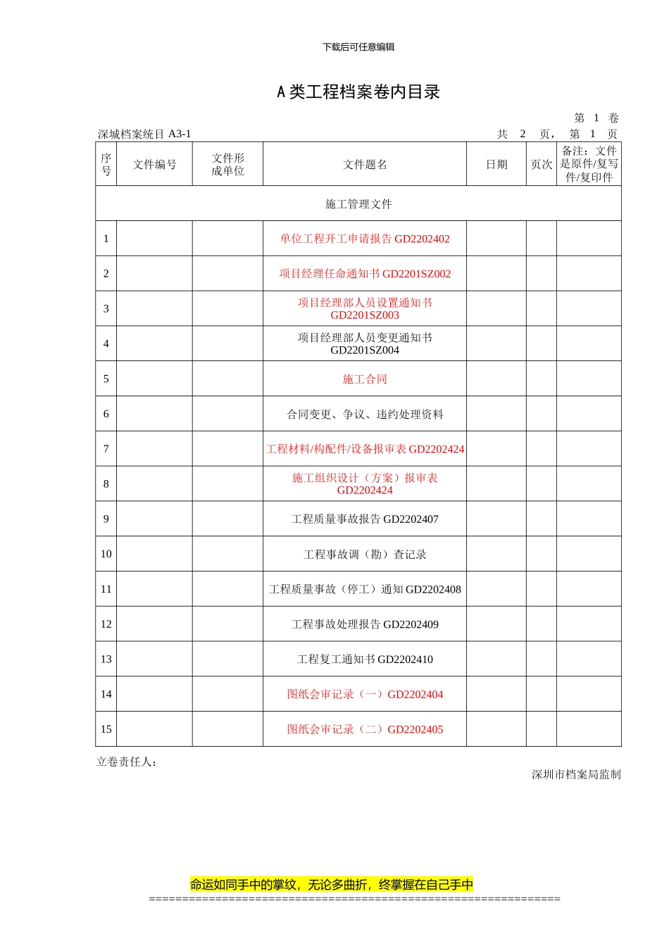 施工管理文件ABC_第1页