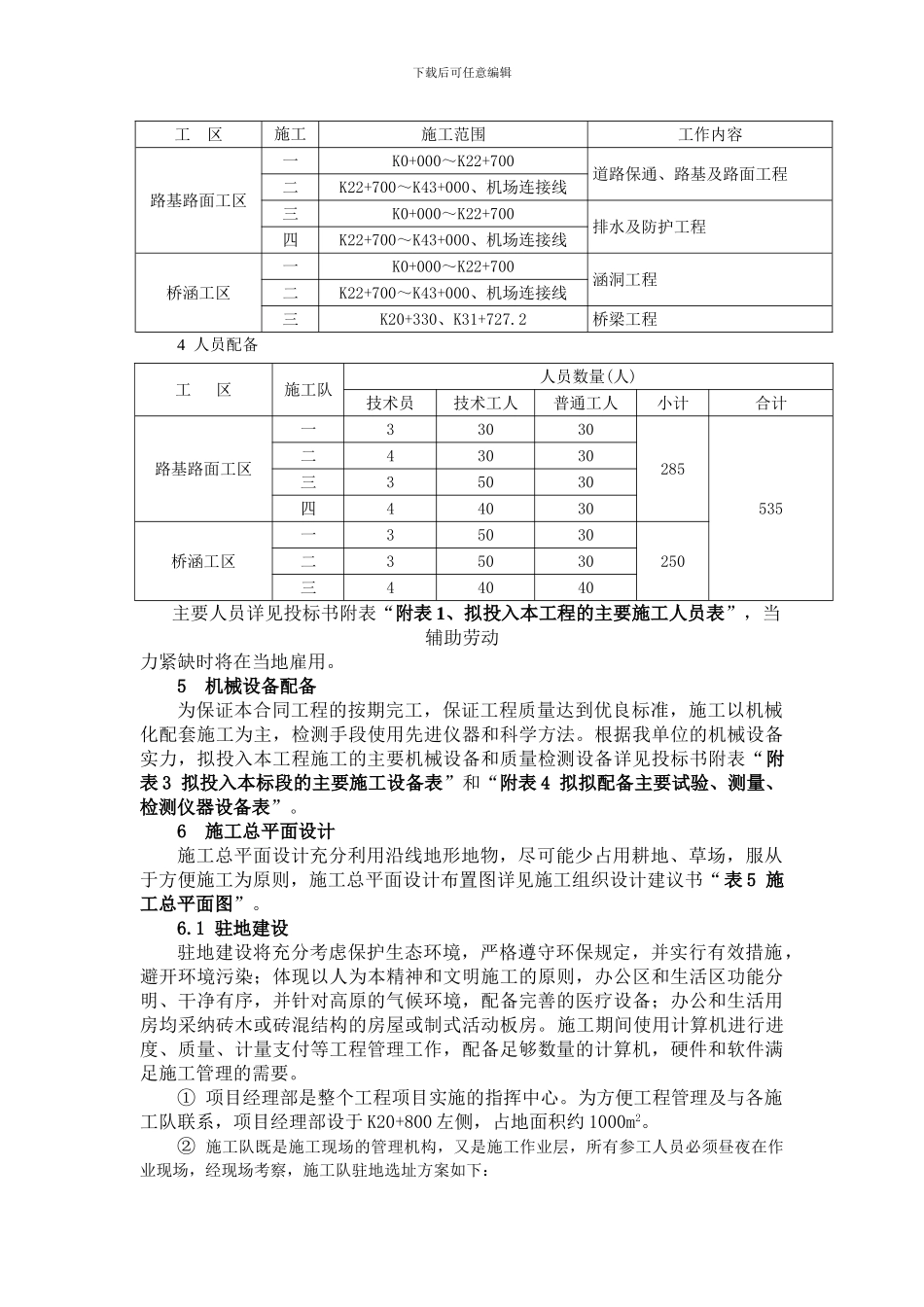 施工组织设计——总体施工组织布置与规划_第3页