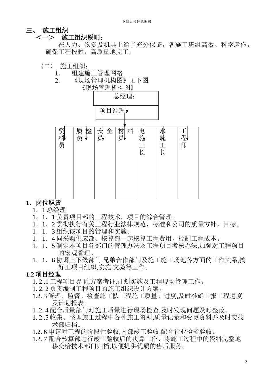 施工组织设计方案-长安国际广场_第2页