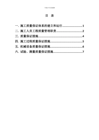施工质量管理体系