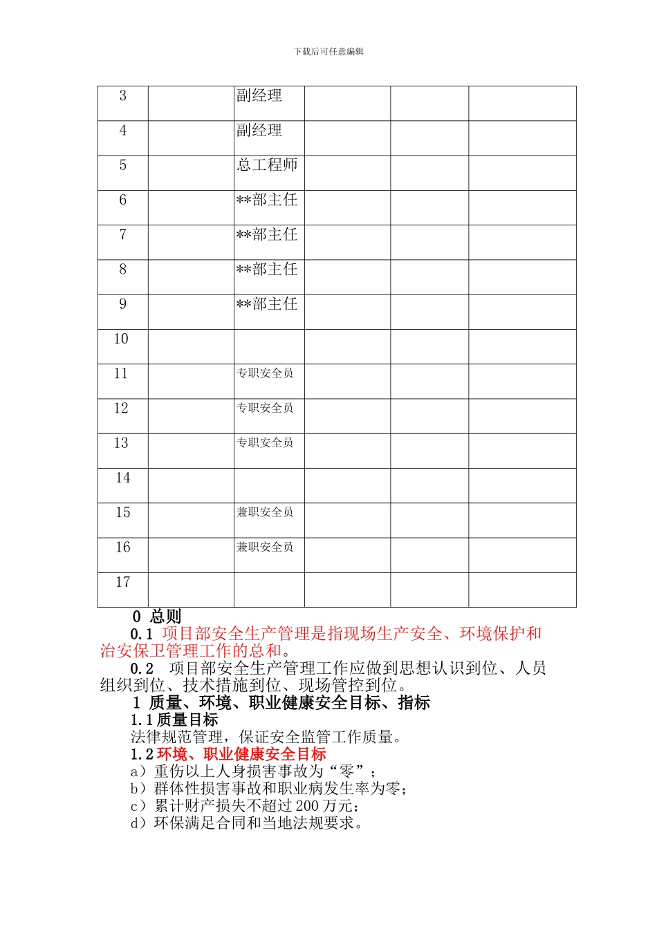 施工项目安全生产管理工作指导书_第2页