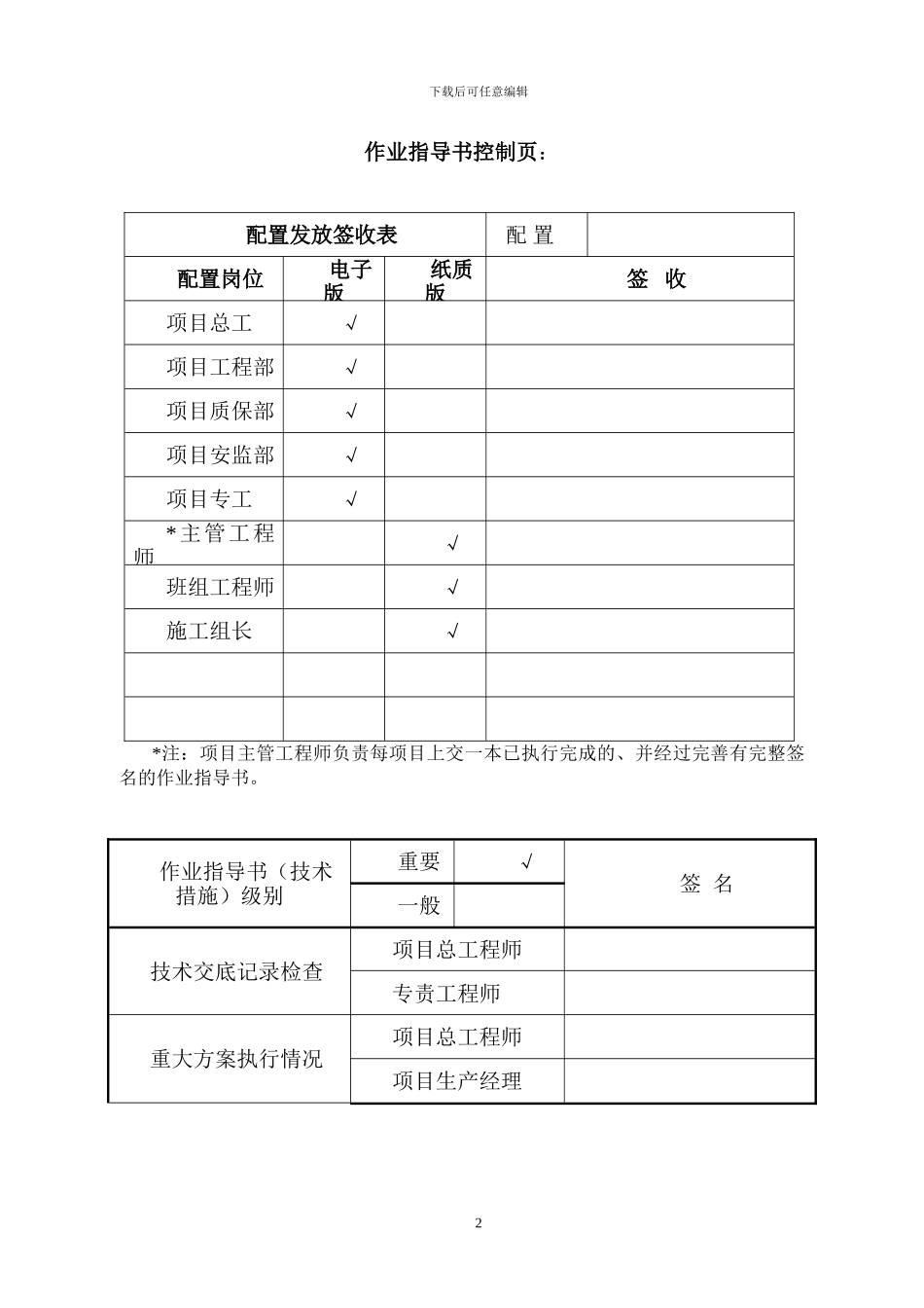 无功补偿施工作业指导书_第2页