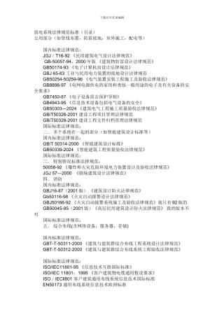 智能化设计施工验收规范目录2024