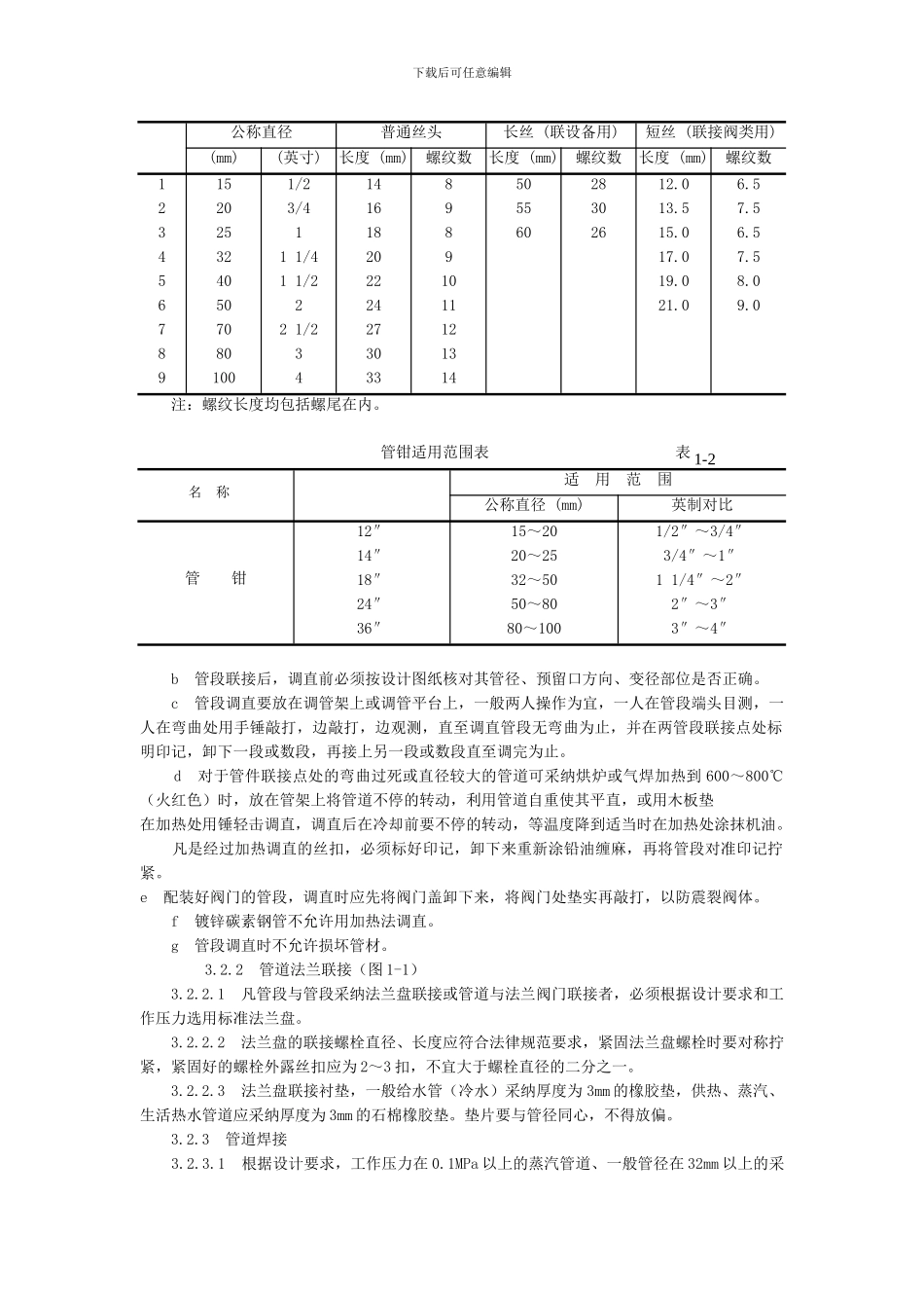 暖卫设备及管道安装施工工艺_第3页