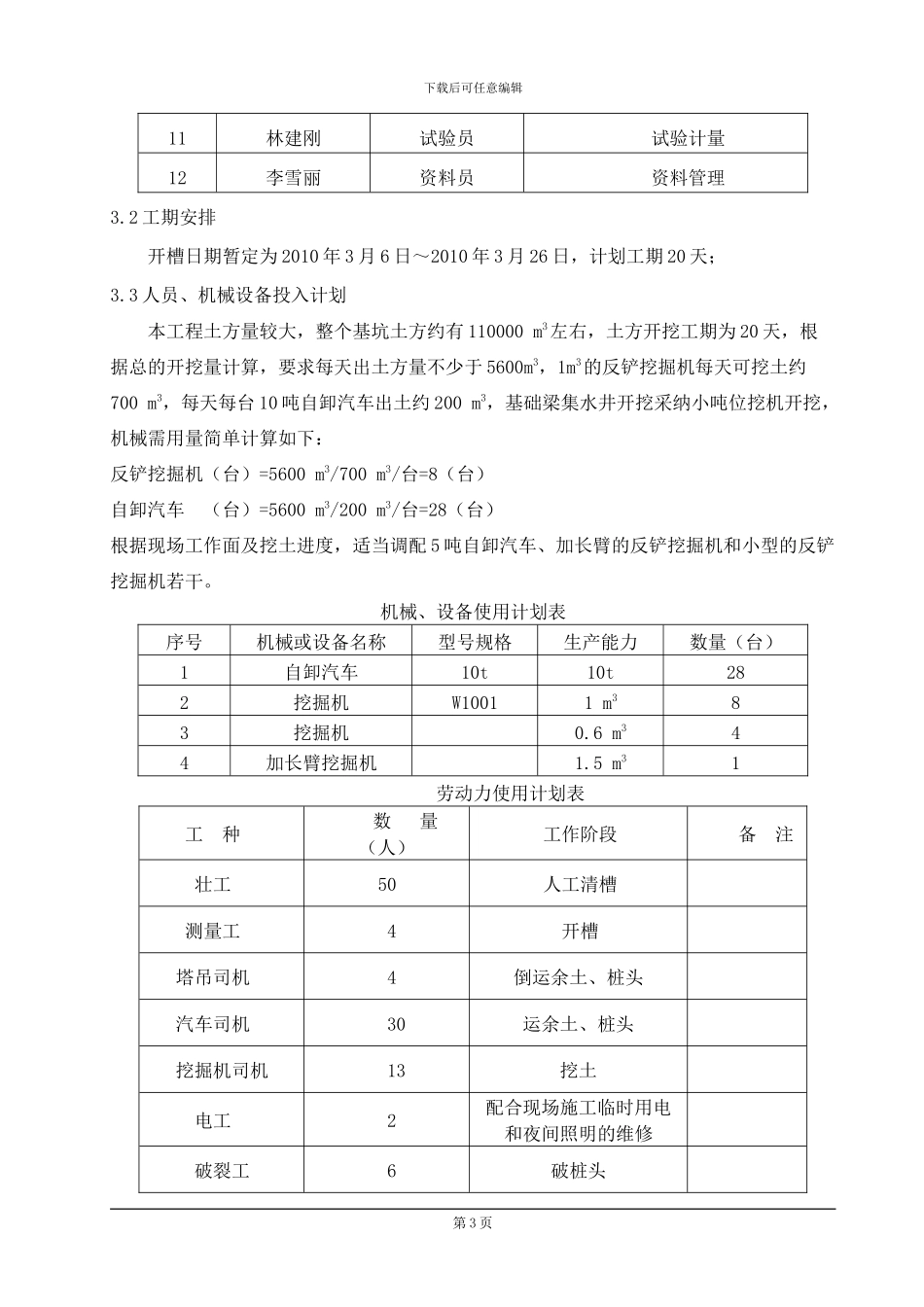 最新土方开挖施工方案-_第3页