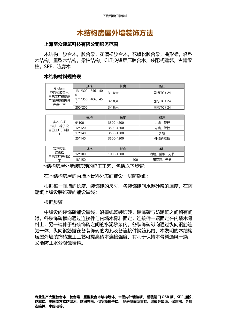 木结构房屋外墙装饰方法_第1页