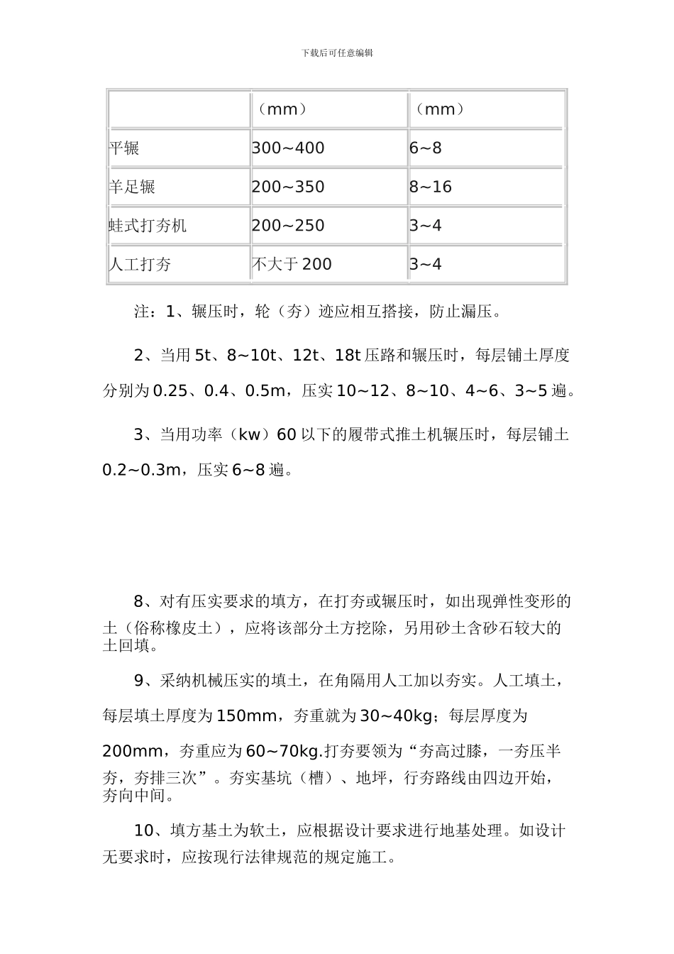 机械土方回填施工方案_第3页