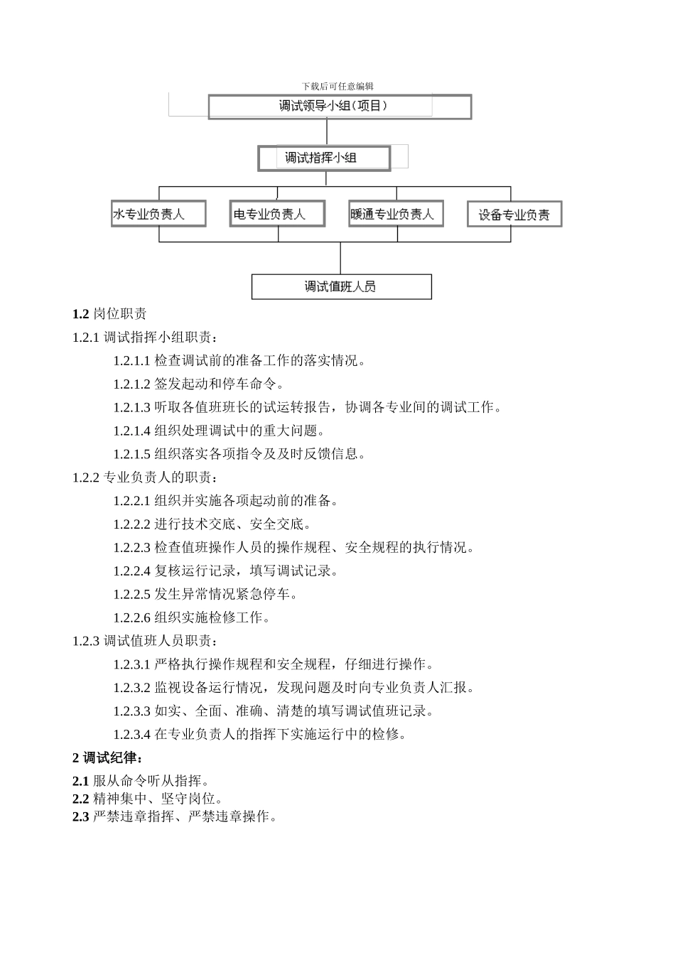机电工程系统调试方案_第2页