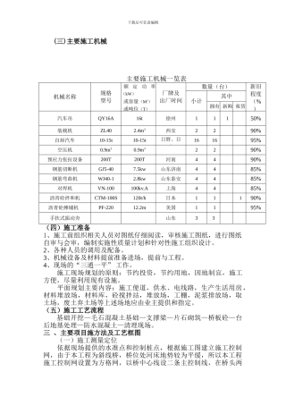 板桥施工组织设计