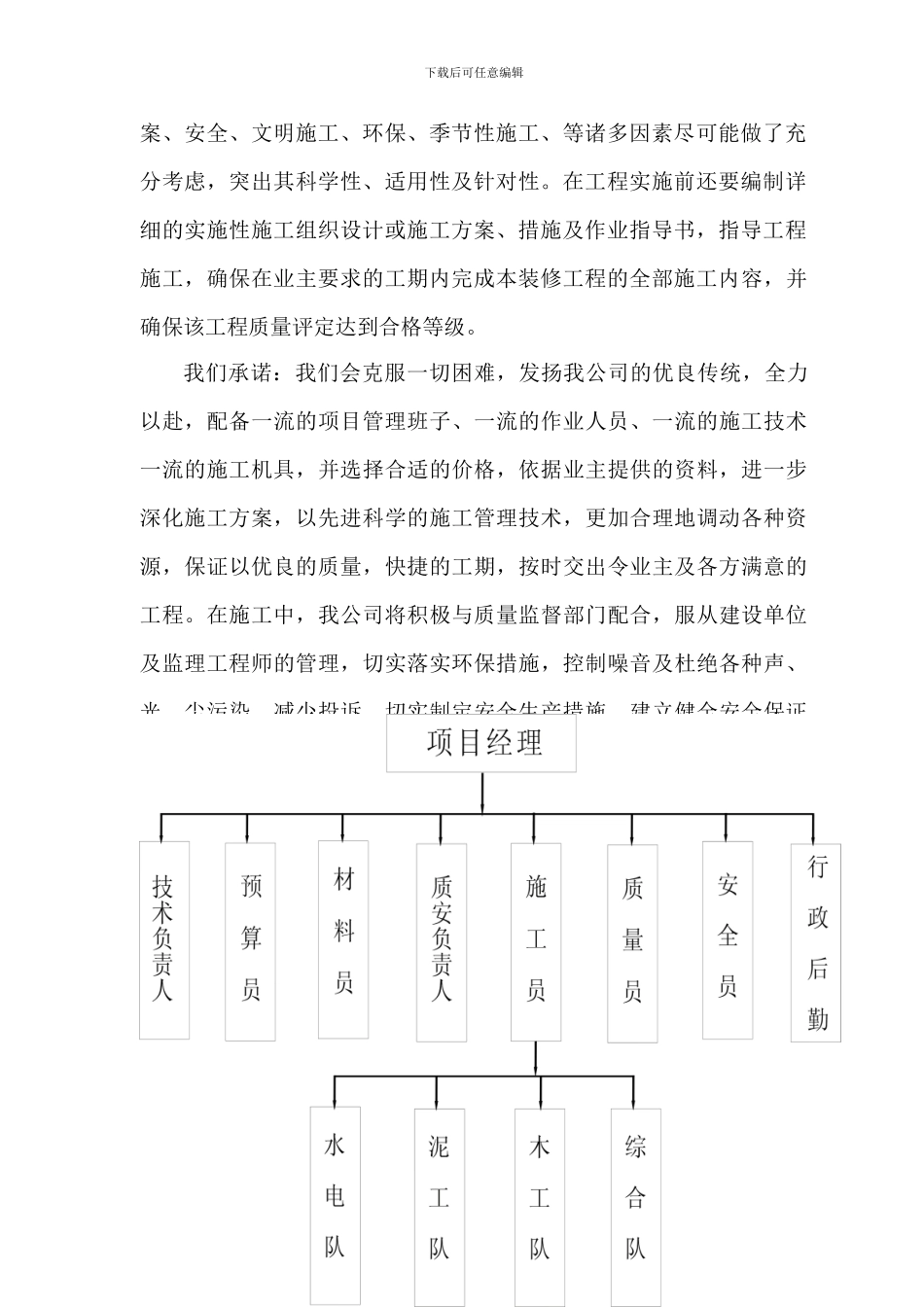 某人防办公楼装修施工组织设计_第3页