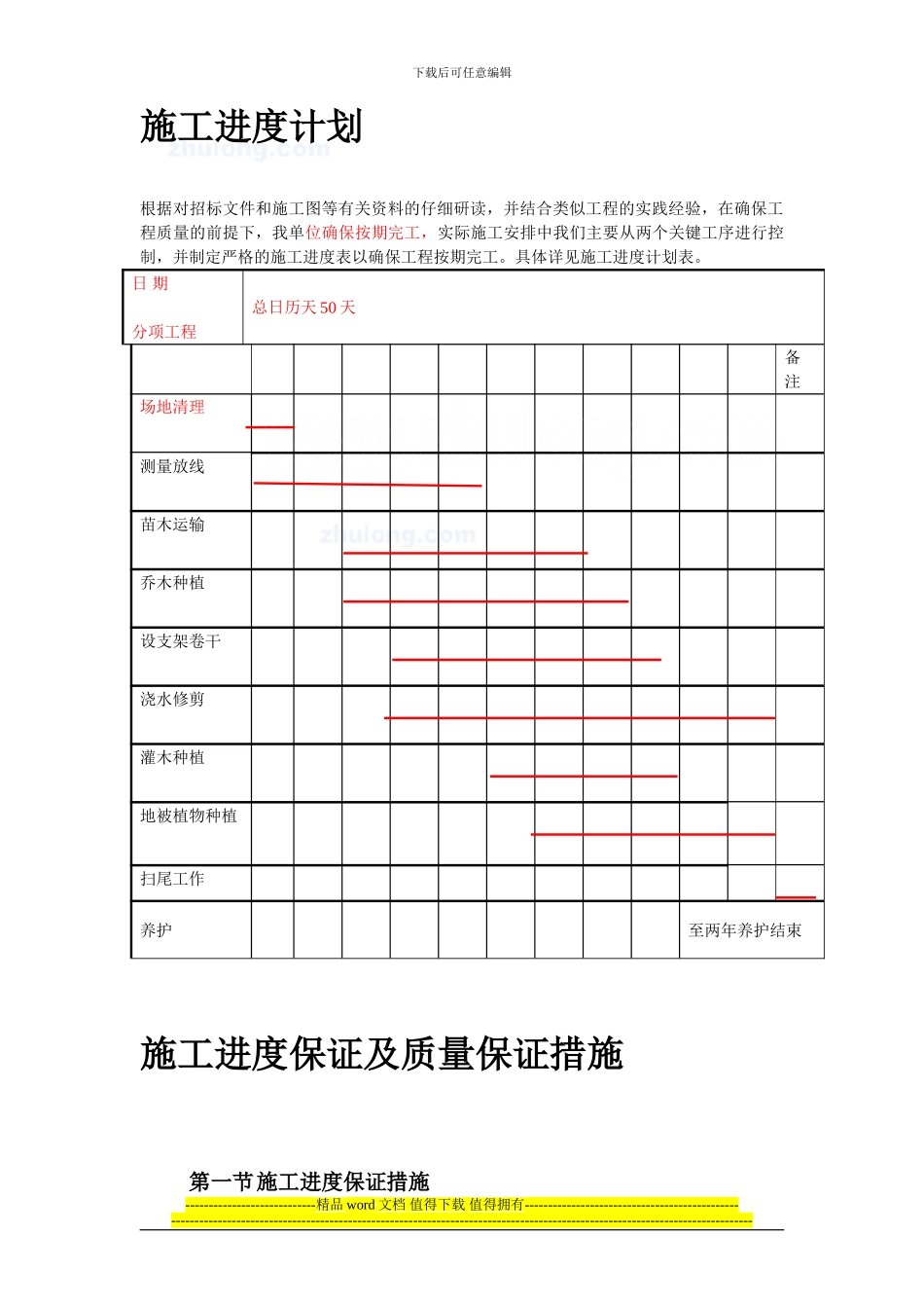 某公园绿化工程施工组织设计_第3页