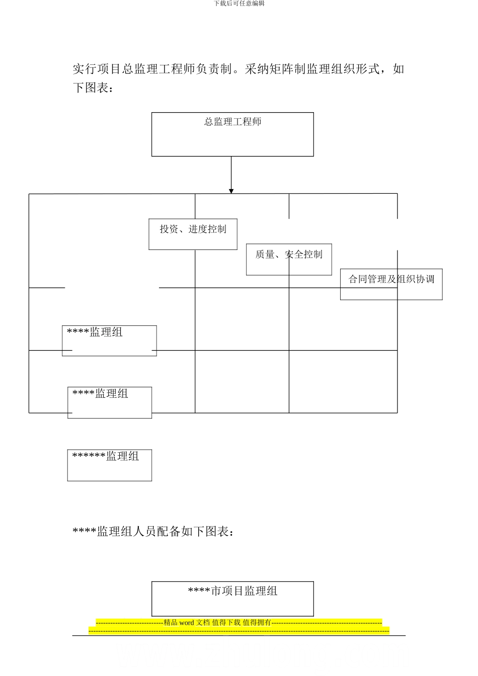 某土建工程监理大纲-secret_第2页