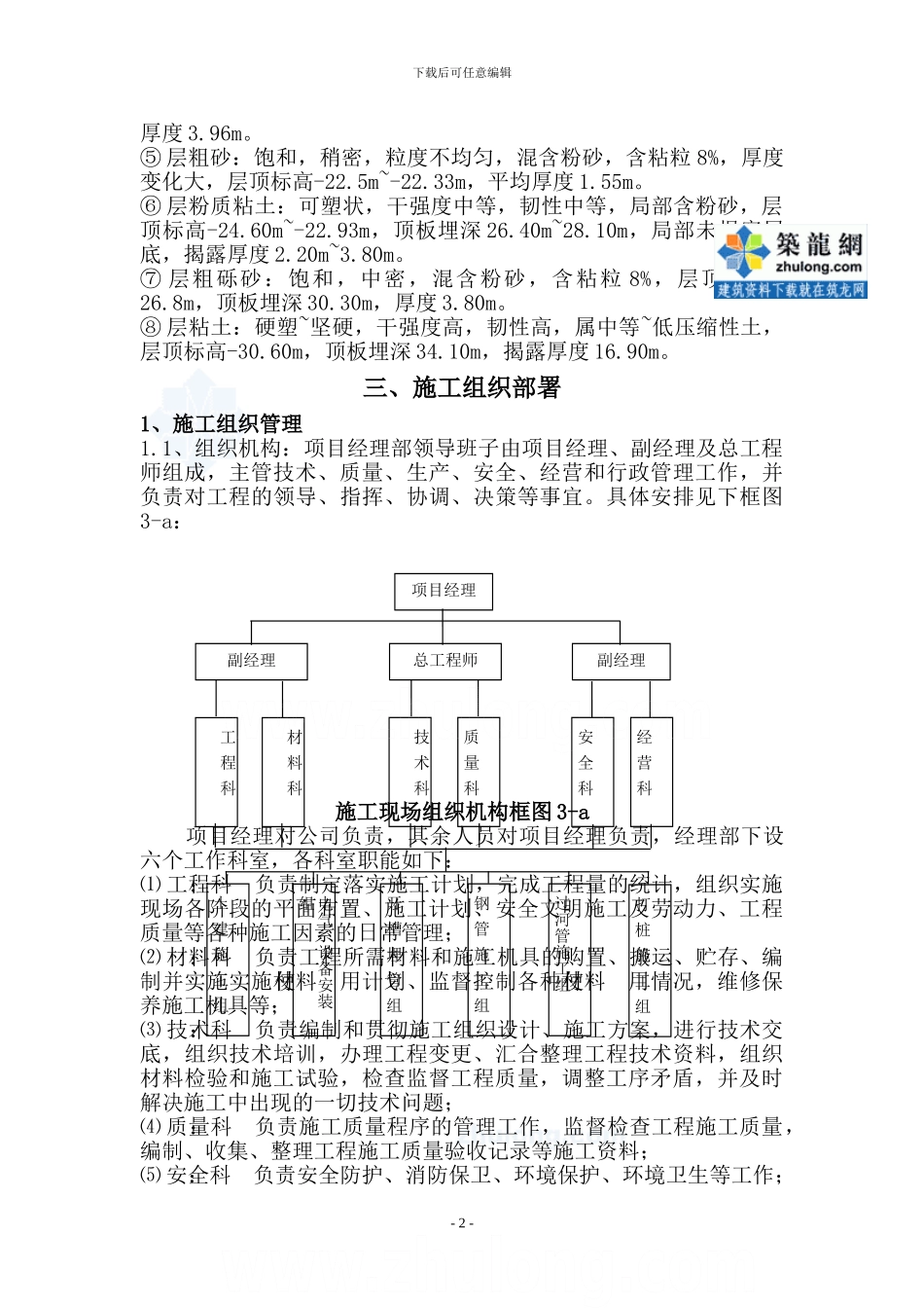 某市污水泵站工程施工组织设计-secret_第2页