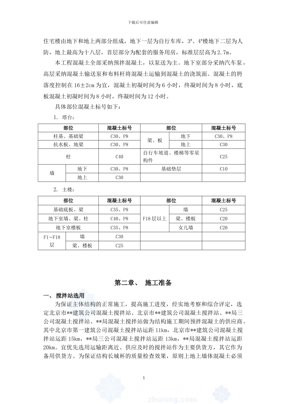 某改建工程混凝土施工方案_第3页
