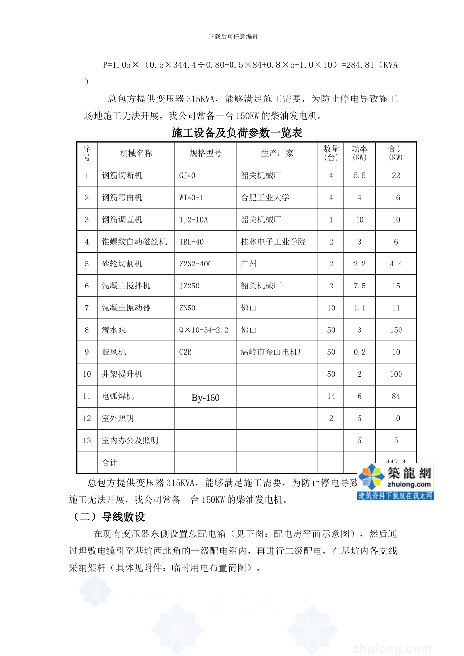 某施工现场临时水电施工方案-secret_第2页