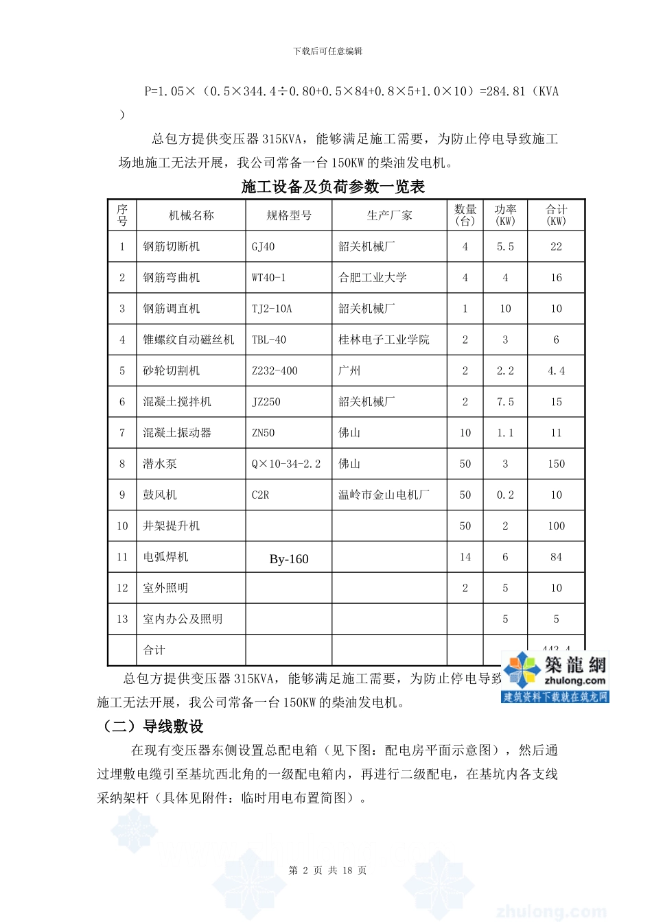 某施工现场临时水电施工方案-secret58156_第2页
