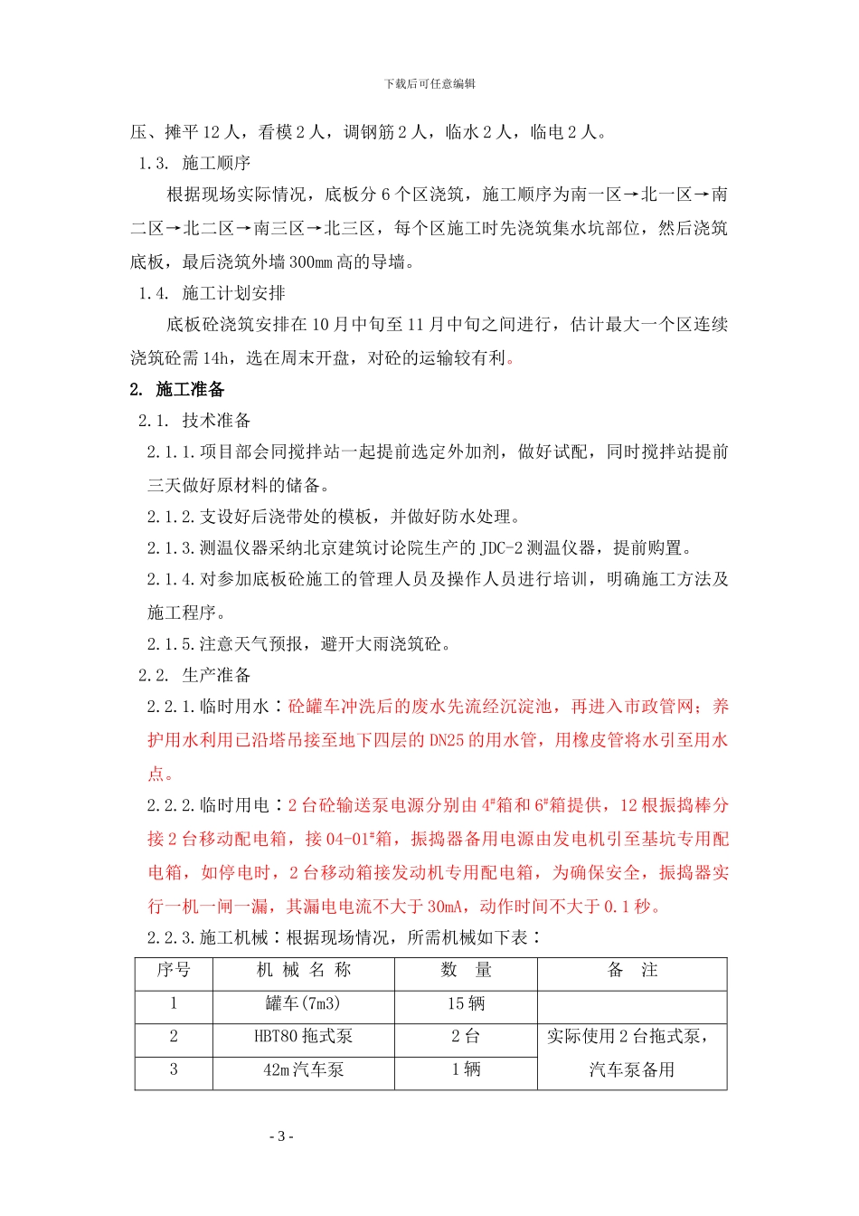 某综合楼大体积混凝土施工方案_第3页