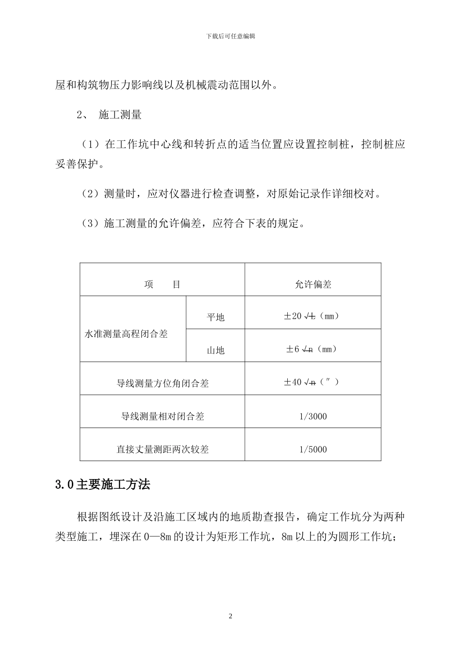 某镇污水管道复杂地层顶管工作坑支护施工方案-secret_第2页