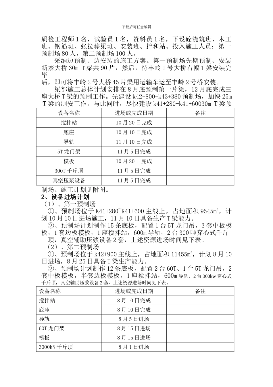 某高速公路t梁施工方案_第3页