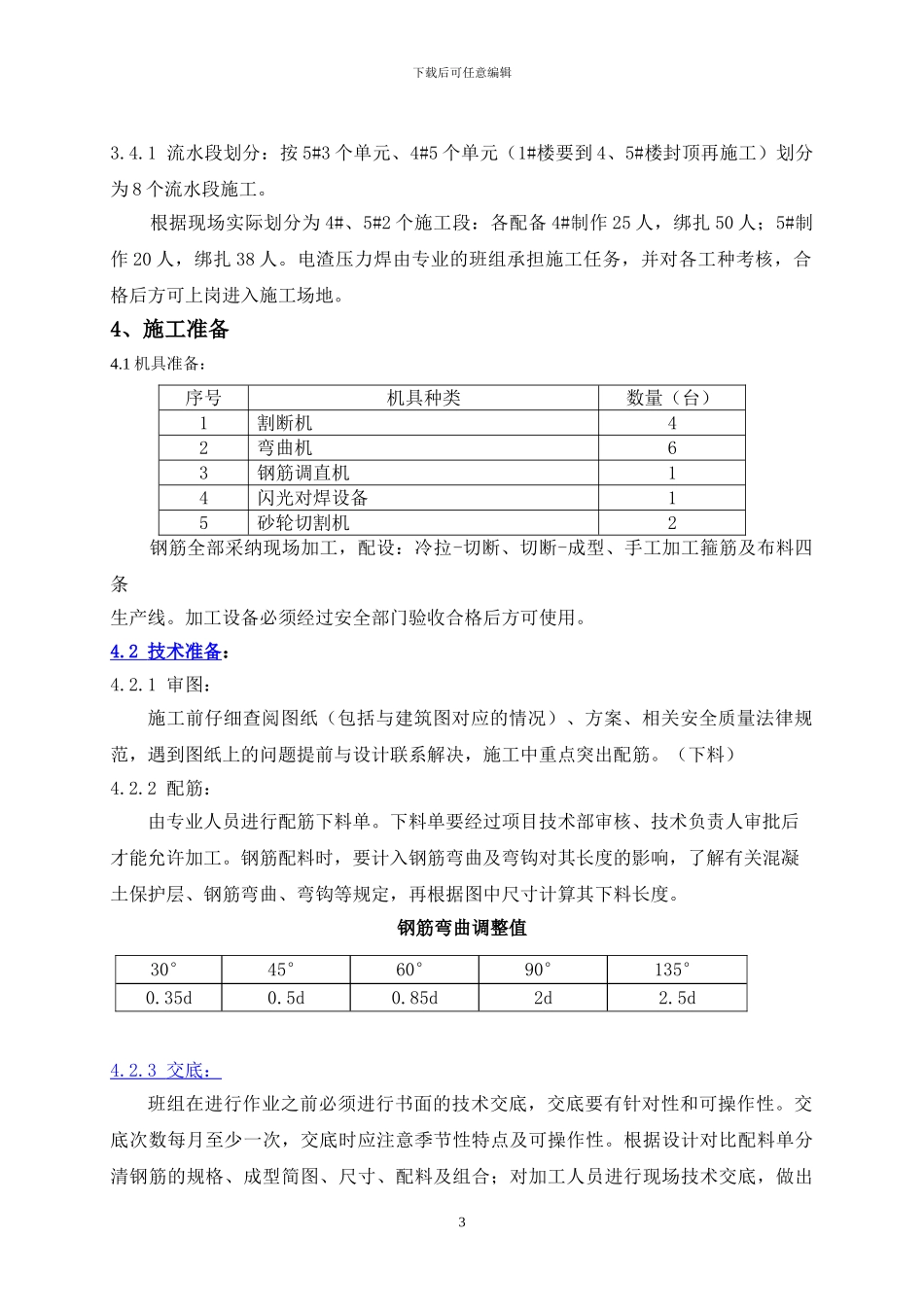 标准层钢筋施工方案_第3页