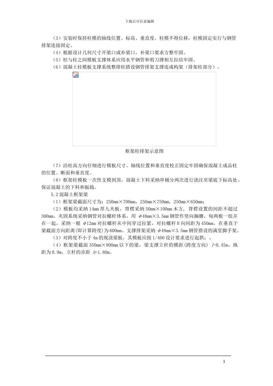 框架模板及其支撑系统安全专项施工方案_第3页