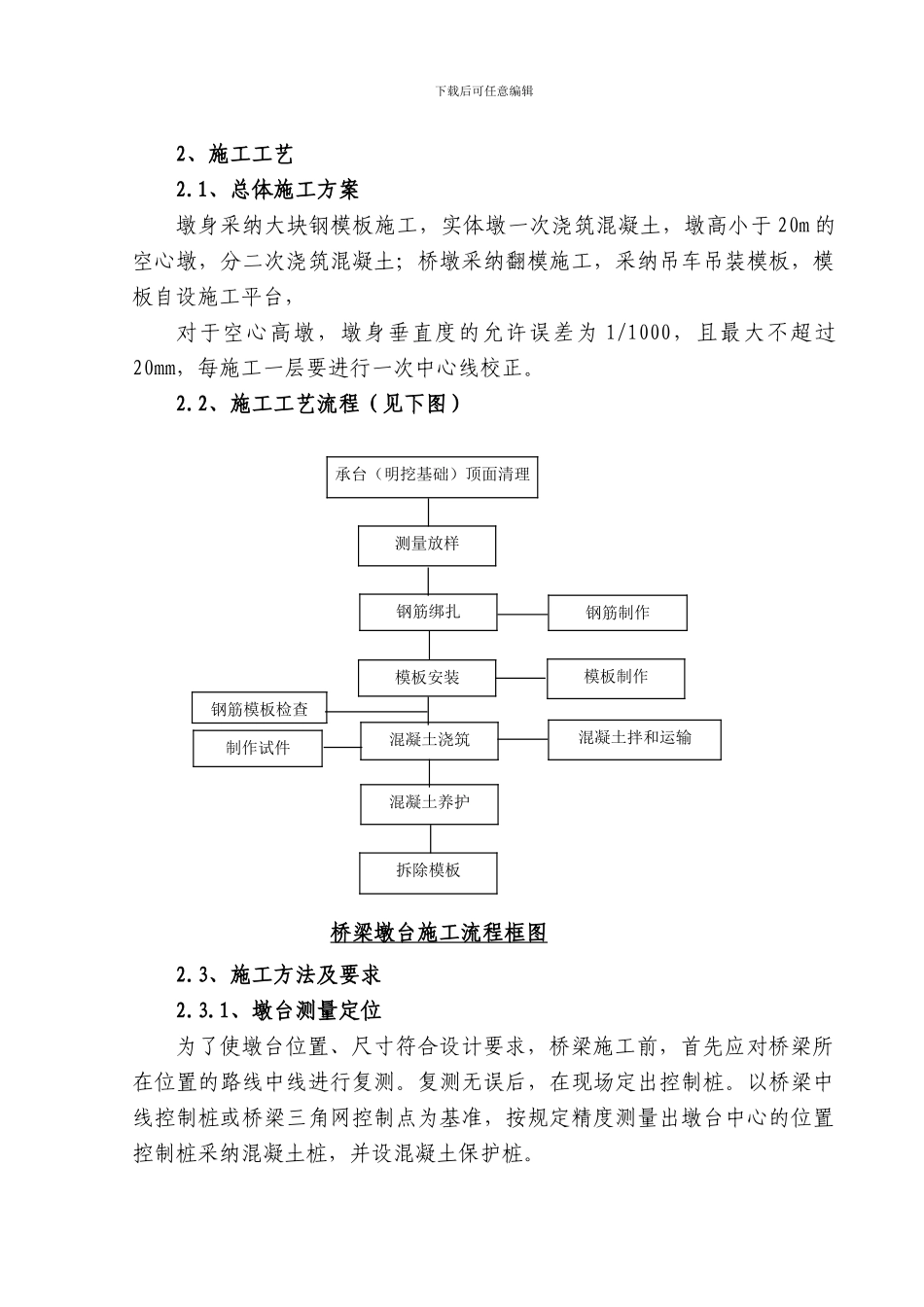 桥梁墩台施工作业指导书2_第2页