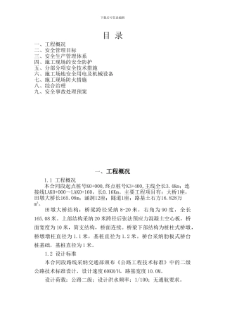 桥梁安全专项施工方案