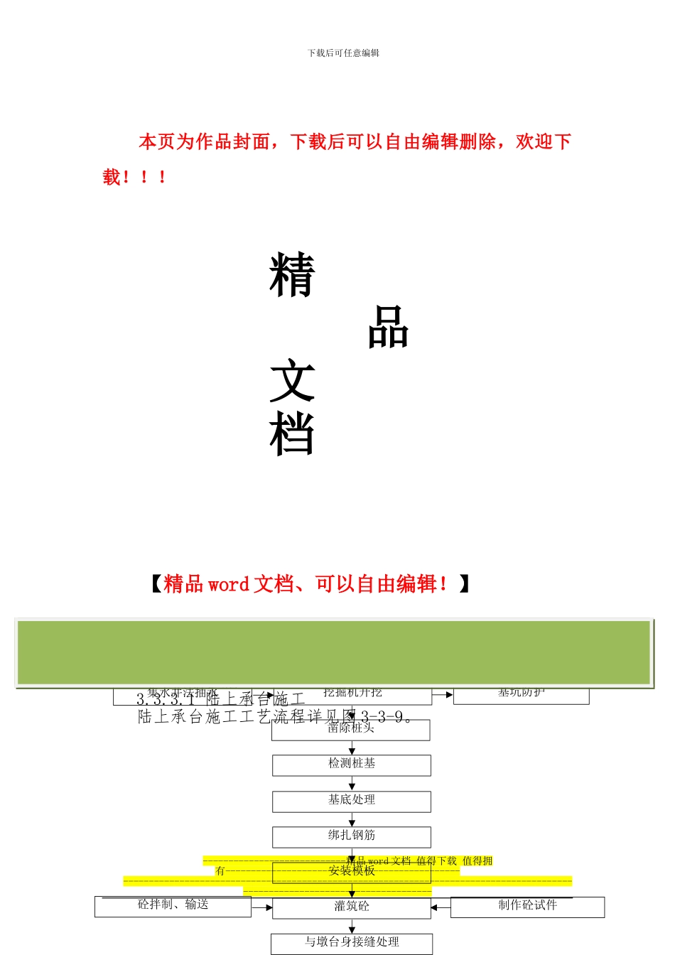 桥梁承台施工_第1页