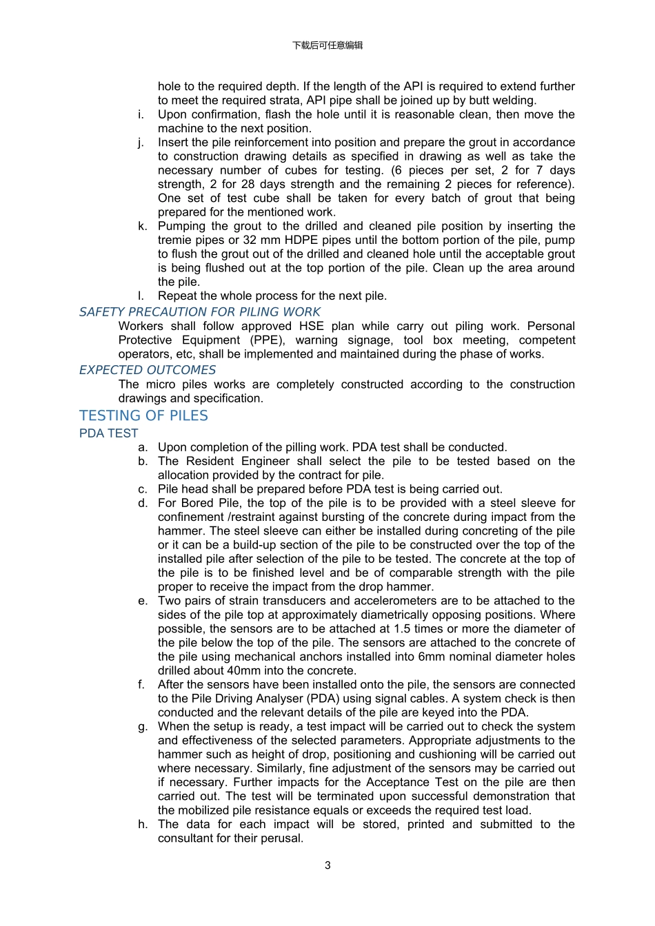 桥梁施工工艺方案Method-Statement-for-Bridge_第3页